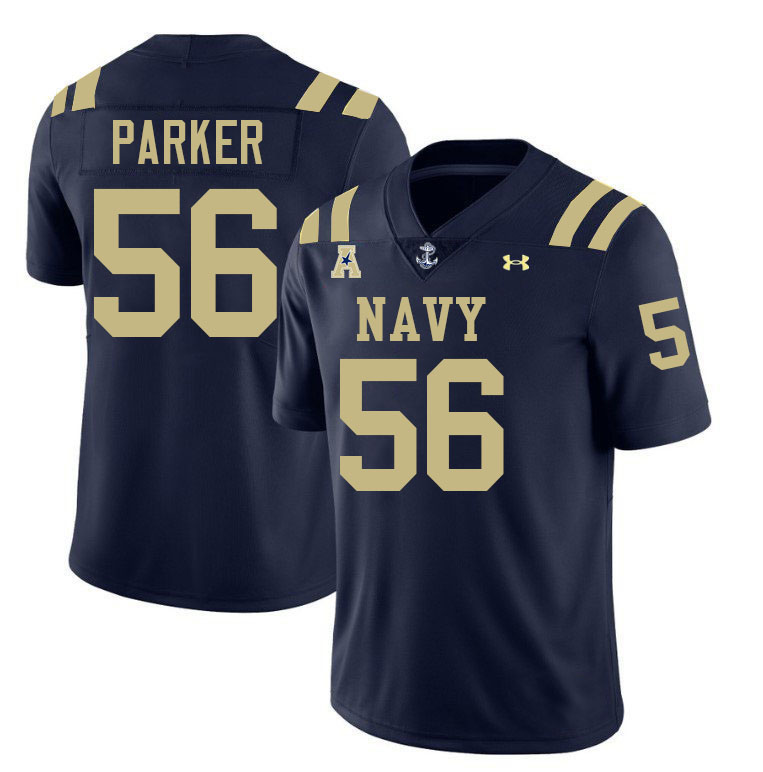 Navy Midshipmen #56 MarcAnthony Parker College Football Jerseys,Apparels Stitched-Navy Navy Midshipmen #56 MarcAnthony Parker College Football Jerseys,Apparels Stitched-Navy